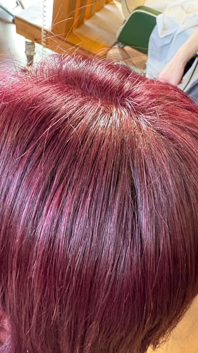 今日も、赤系の白髪染めをご紹介！！