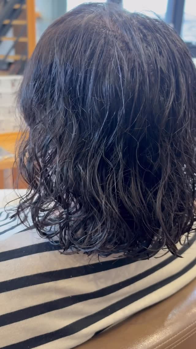 ソフトパーマをかけてみませんか？トップにボリュームを！朝のお