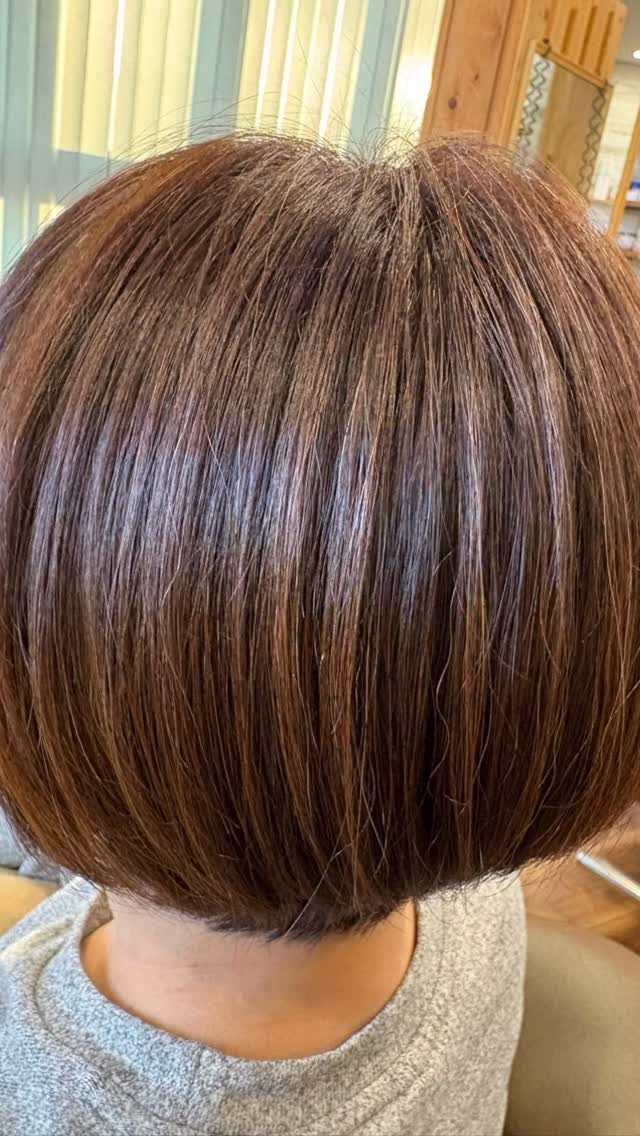 今日のメニューはアミノセラピーフルボ酸カラー＆カット！