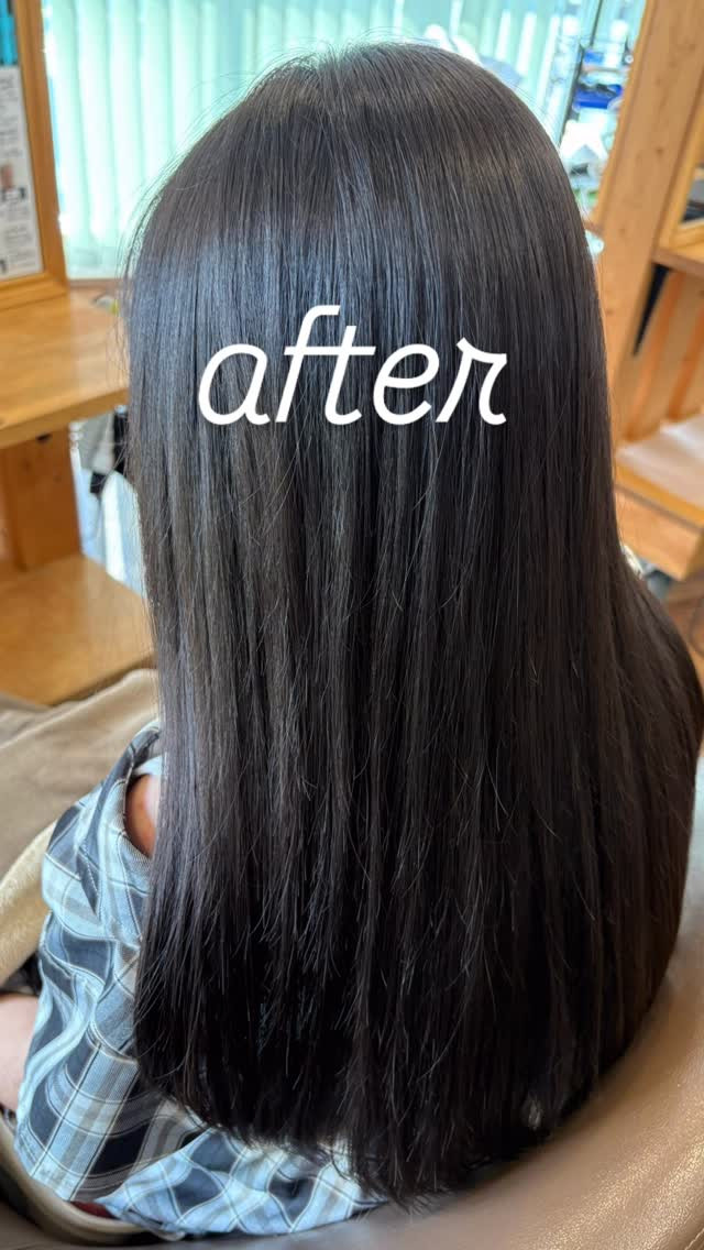 ダンスをしている親戚の小学3年生の子がカットに来店してくれま