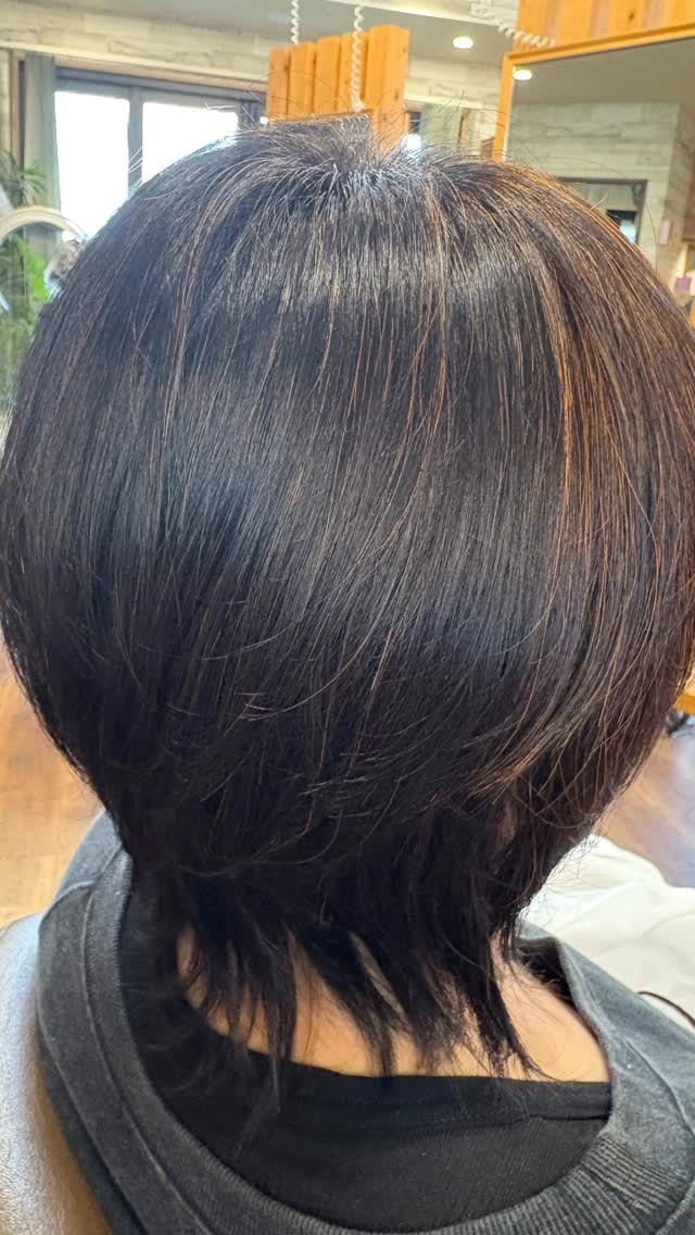 大人気のウルフカット！！Growthの森でセラピーカットして