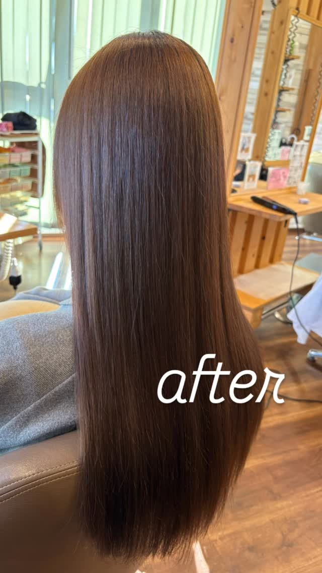 Growthの森オリジナル縮毛矯正！！髪の毛に必要なタンパク